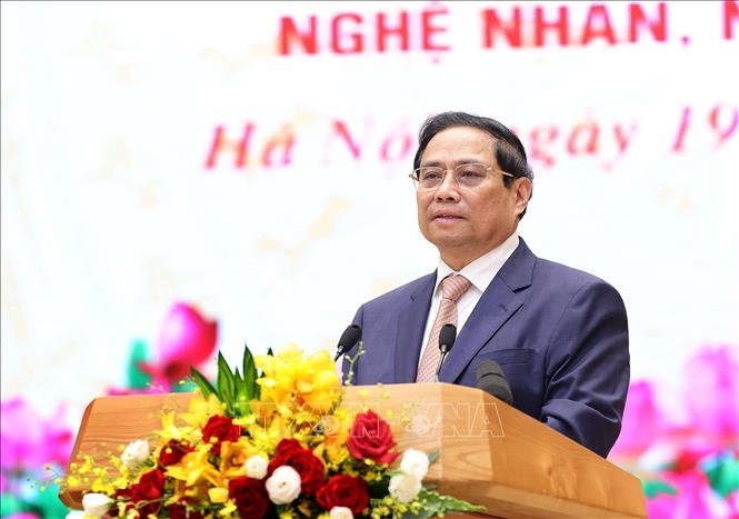 View - 	Thủ tướng Phạm Minh Chính gặp mặt Đoàn đại biểu các già làng, trưởng b